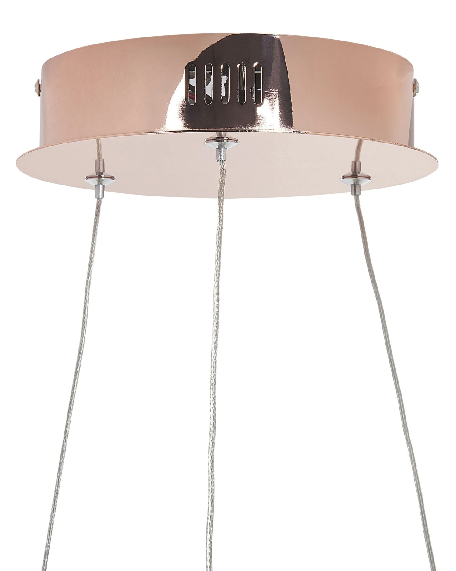 Metal LED Pendant Lamp ø 50 Cm Rose Gold JORDAN - Image 6