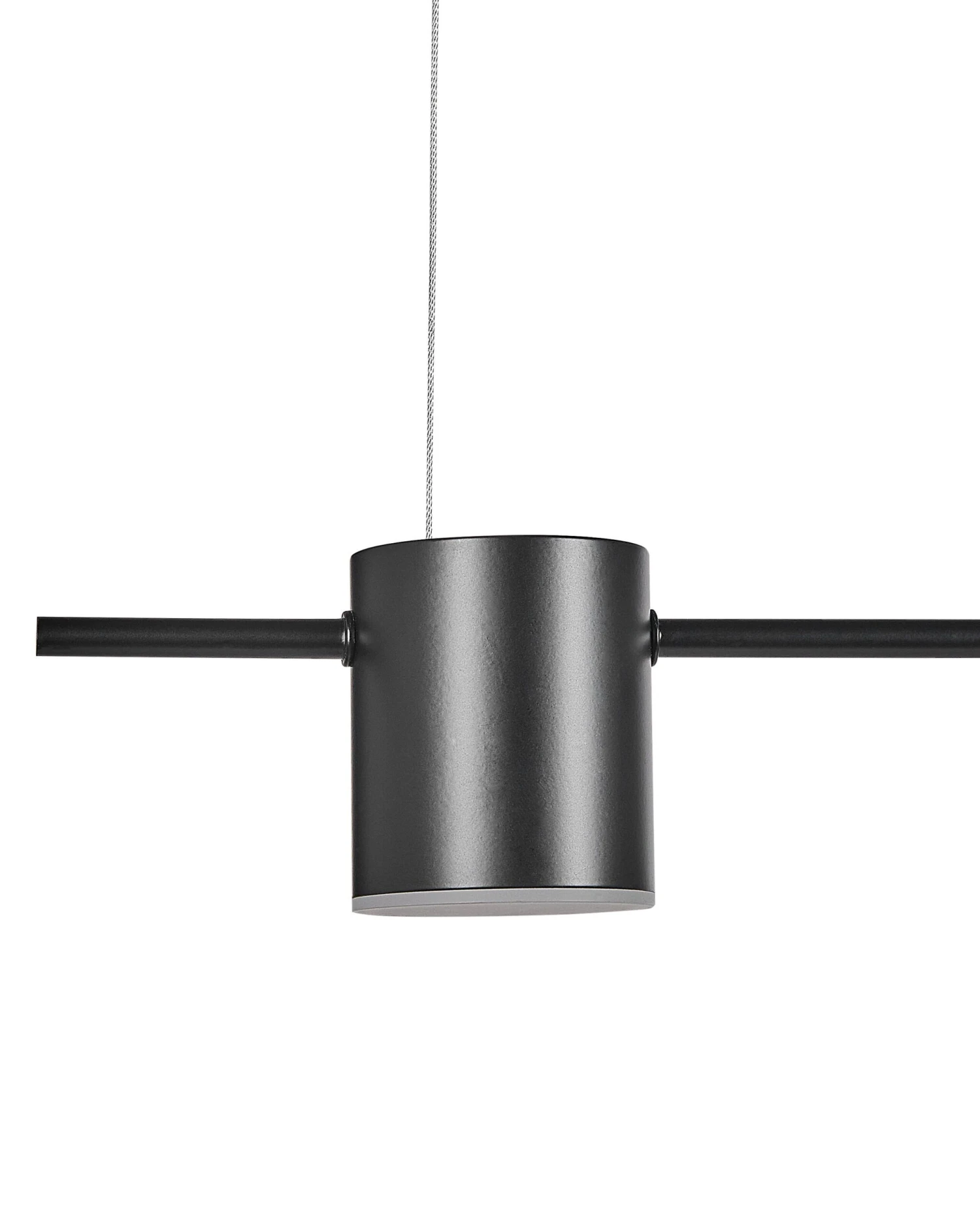 5 Light Metal LED Pendant Lamp Black SESTRA - Image 5