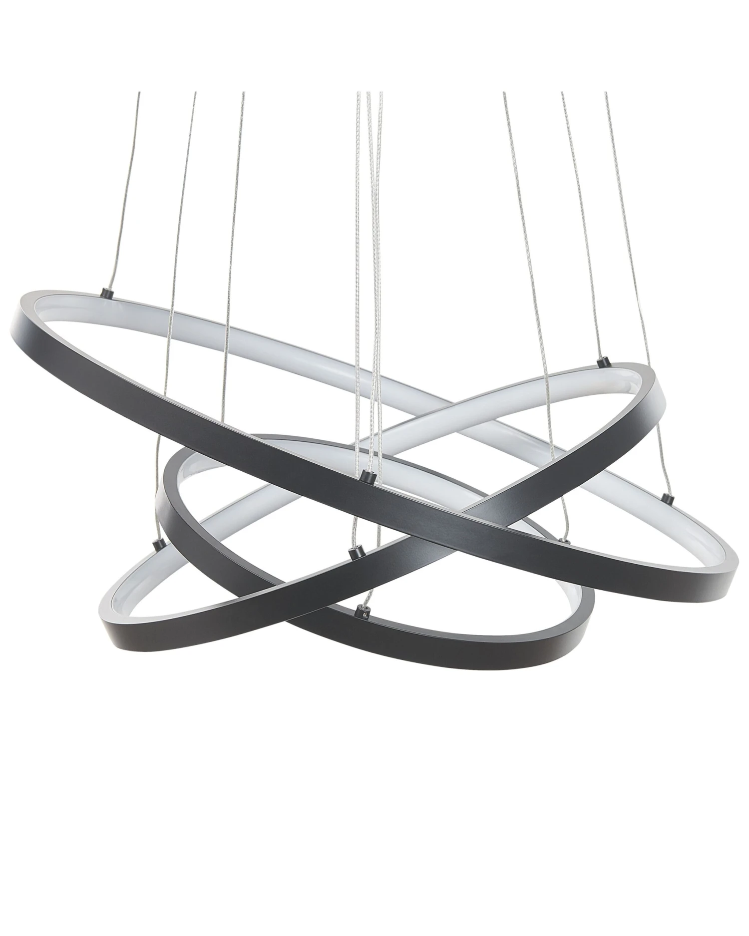 Metal LED Pendant Lamp Black ATREK - Image 6