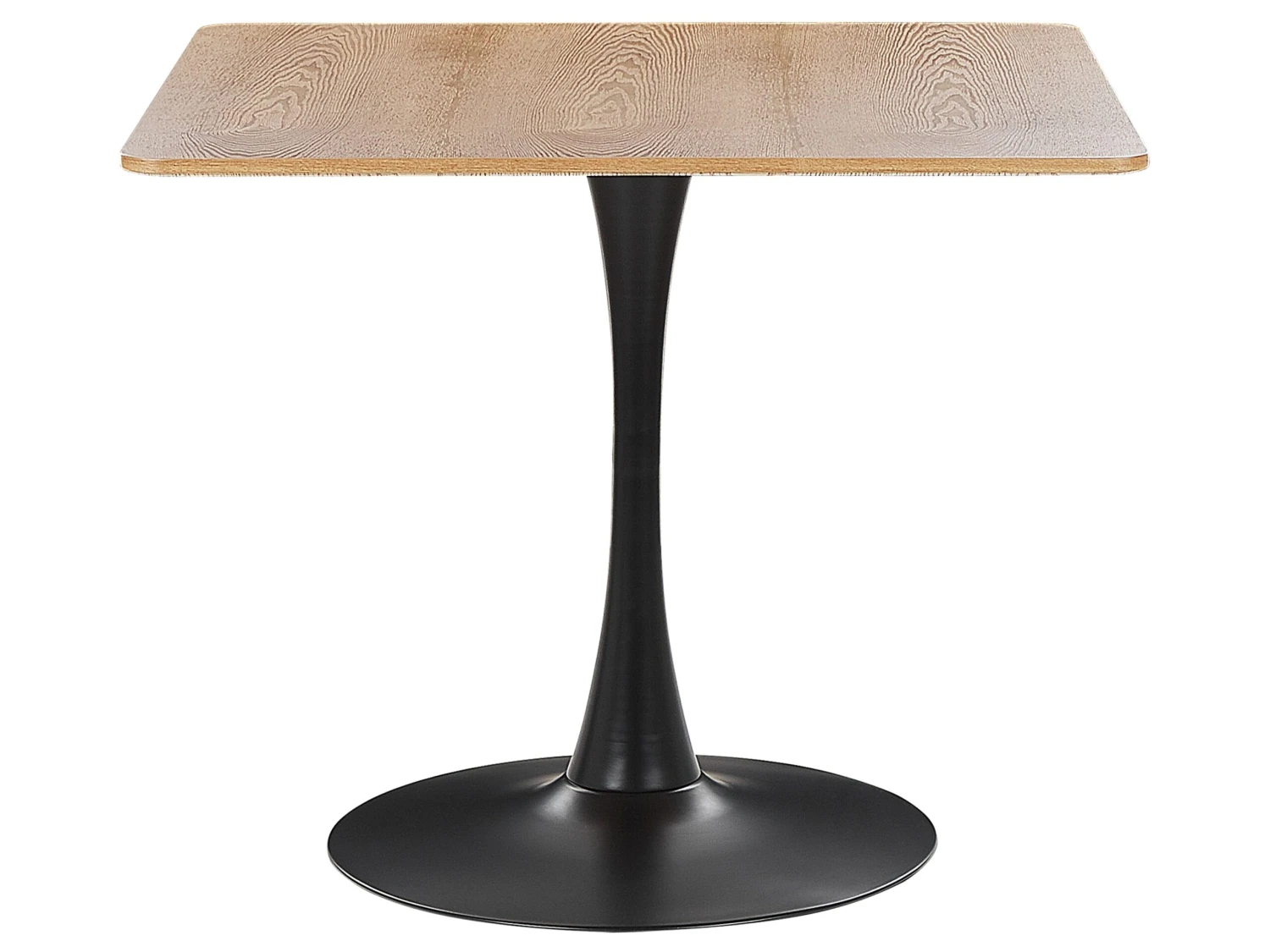 Dining Table 90 X 90 Cm Light Wood With Black BOCA 3 Dining Table 90 X 90 Cm Light Wood With Black BOCA - Image 3