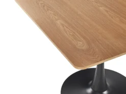 Dining Table 90 X 90 Cm Light Wood With Black BOCA 10 Dining Table 90 X 90 Cm Light Wood With Black BOCA -Best Furniture Store undef src sa picid 821603 type whitesh image scaled