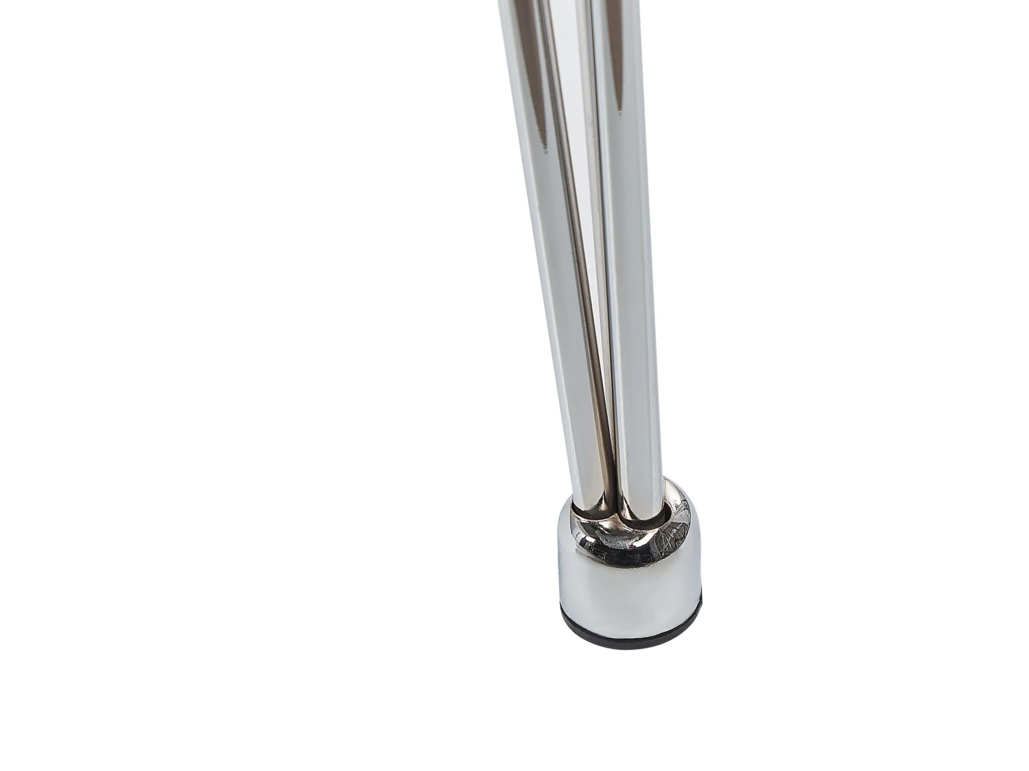 Glass Top Dining Table 120 X 70 Cm Silver WINSTON 5 Glass Top Dining Table 120 X 70 Cm Silver WINSTON - Image 5