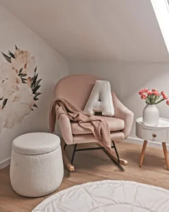 Velvet Rocking Chair Pink OXIE -Best Furniture Store undef src sa picid 824291 type whitesh image scaled