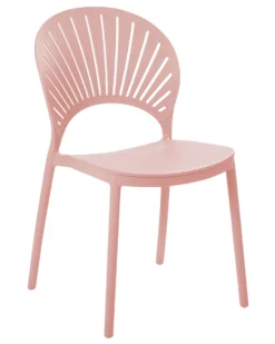 Set Of 4 Plastic Dining Chairs Pink OSTIA 12 Set Of 4 Plastic Dining Chairs Pink OSTIA -Best Furniture Store undef src sa picid 825364 type whitesh image scaled
