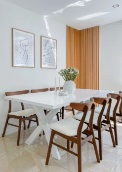 Set Of 2 Wooden Dining Chairs Faux Leather White LYNN -Best Furniture Store undef src sa picid 831801 type whitesh image scaled