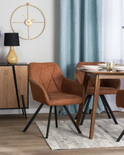 Set Of 2 Fabric Dining Chairs Brown MONEE 14 Set Of 2 Fabric Dining Chairs Brown MONEE -Best Furniture Store undef src sa picid 839650 type whitesh image scaled