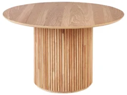 Round Dining Table ⌀ 120 Cm Light Wood VISTALLA