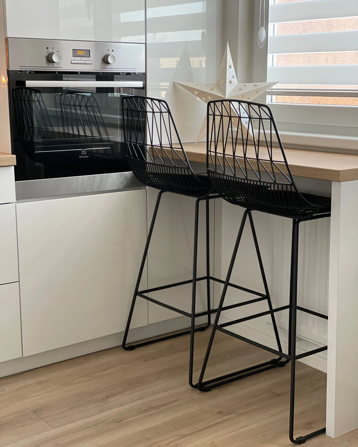 Set Of 2 Metal Bar Chairs Black PRESTON 9 Set Of 2 Metal Bar Chairs Black PRESTON - Image 9