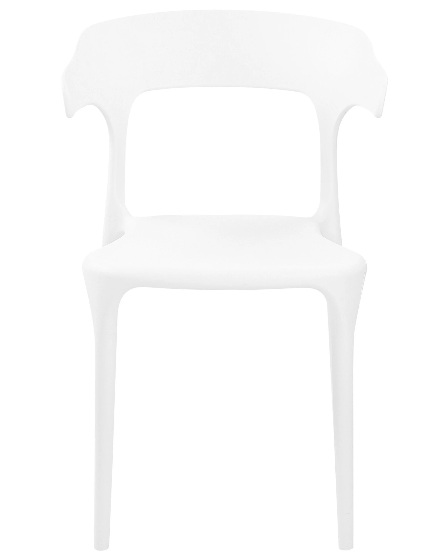 Set Of 4 Dining Chairs White GUBBIO 5 Set Of 4 Dining Chairs White GUBBIO - Image 5