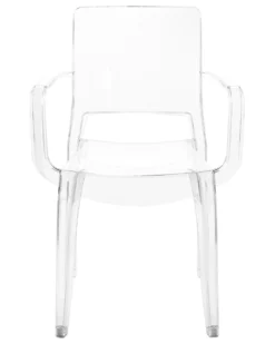 Set Of 2 Dining Chairs Transparent KENWOOD -Best Furniture Store undef src sa picid 844649 type whitesh image scaled