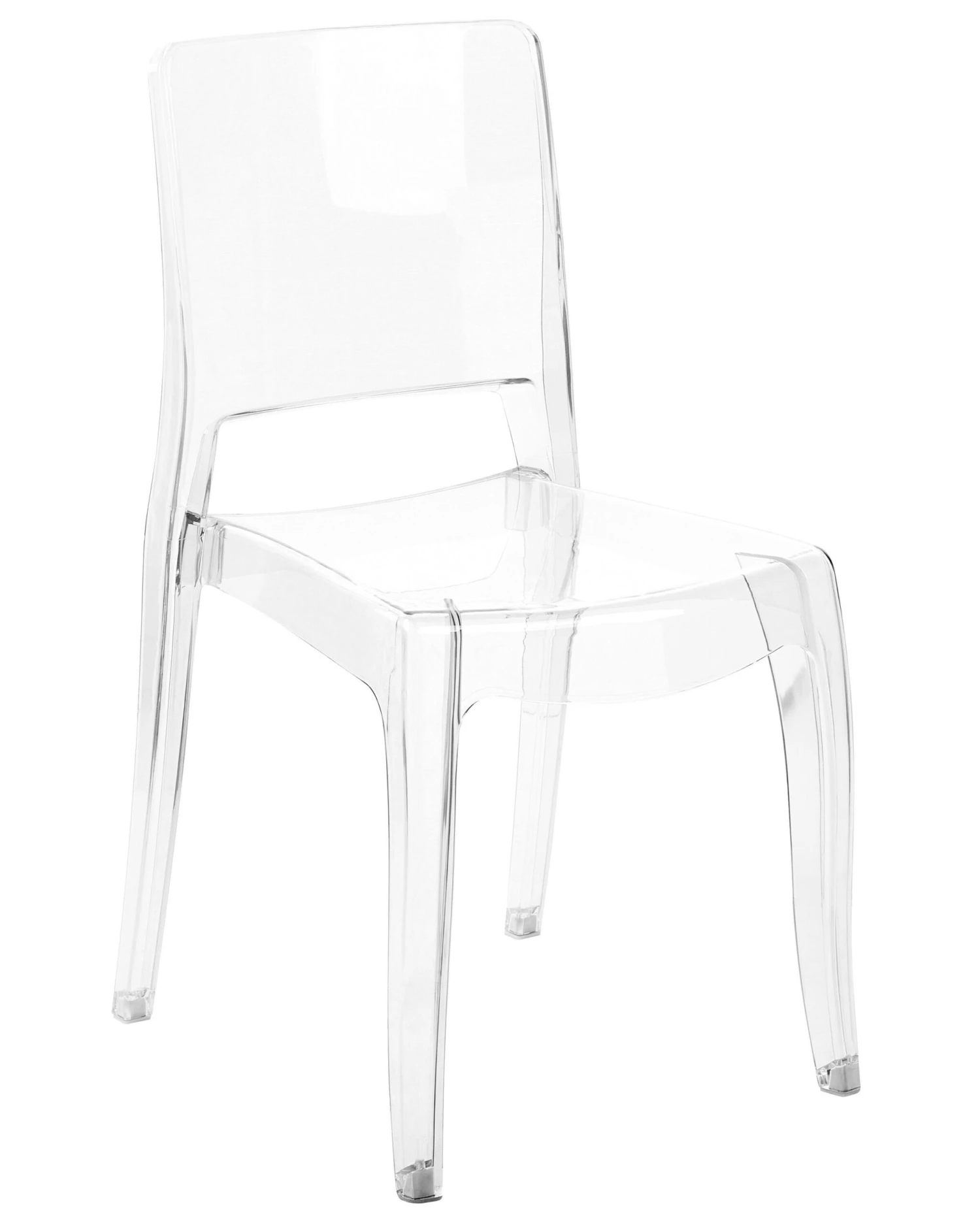 Set Of 2 Dining Chairs Transparent WESTBRIDGE - Image 3