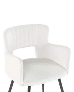 Set Of 2 Velvet Dining Chairs White SANILAC 14 Set Of 2 Velvet Dining Chairs White SANILAC -Best Furniture Store undef src sa picid 847144 type whitesh image scaled
