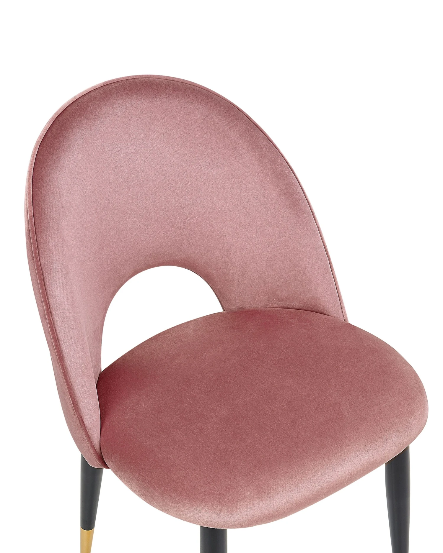 Set Of 2 Velvet Dining Chairs Pink MAGALIA 6 Set Of 2 Velvet Dining Chairs Pink MAGALIA - Image 6