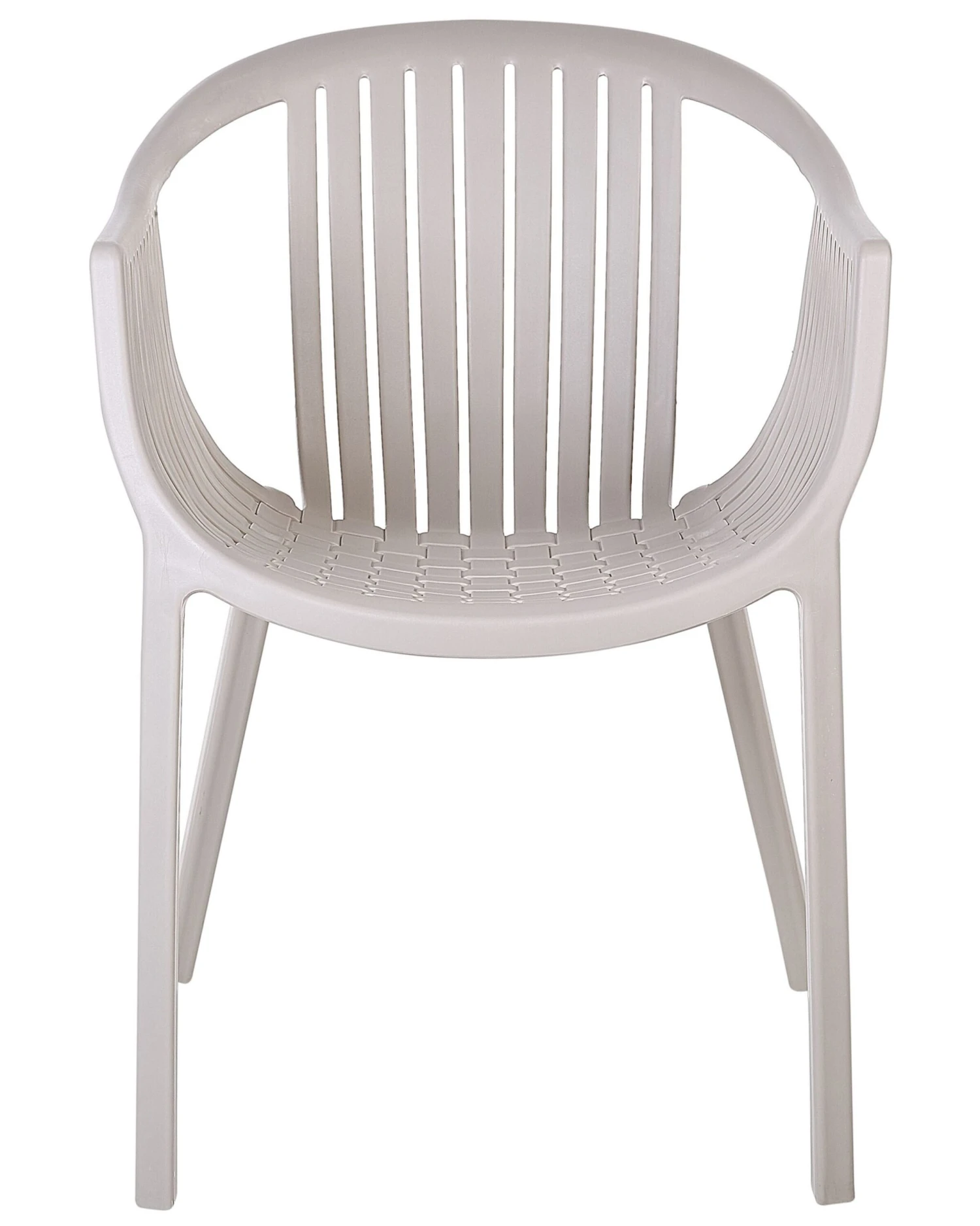 Set Of 4 Garden Chairs Beige NAPOLI - Image 4