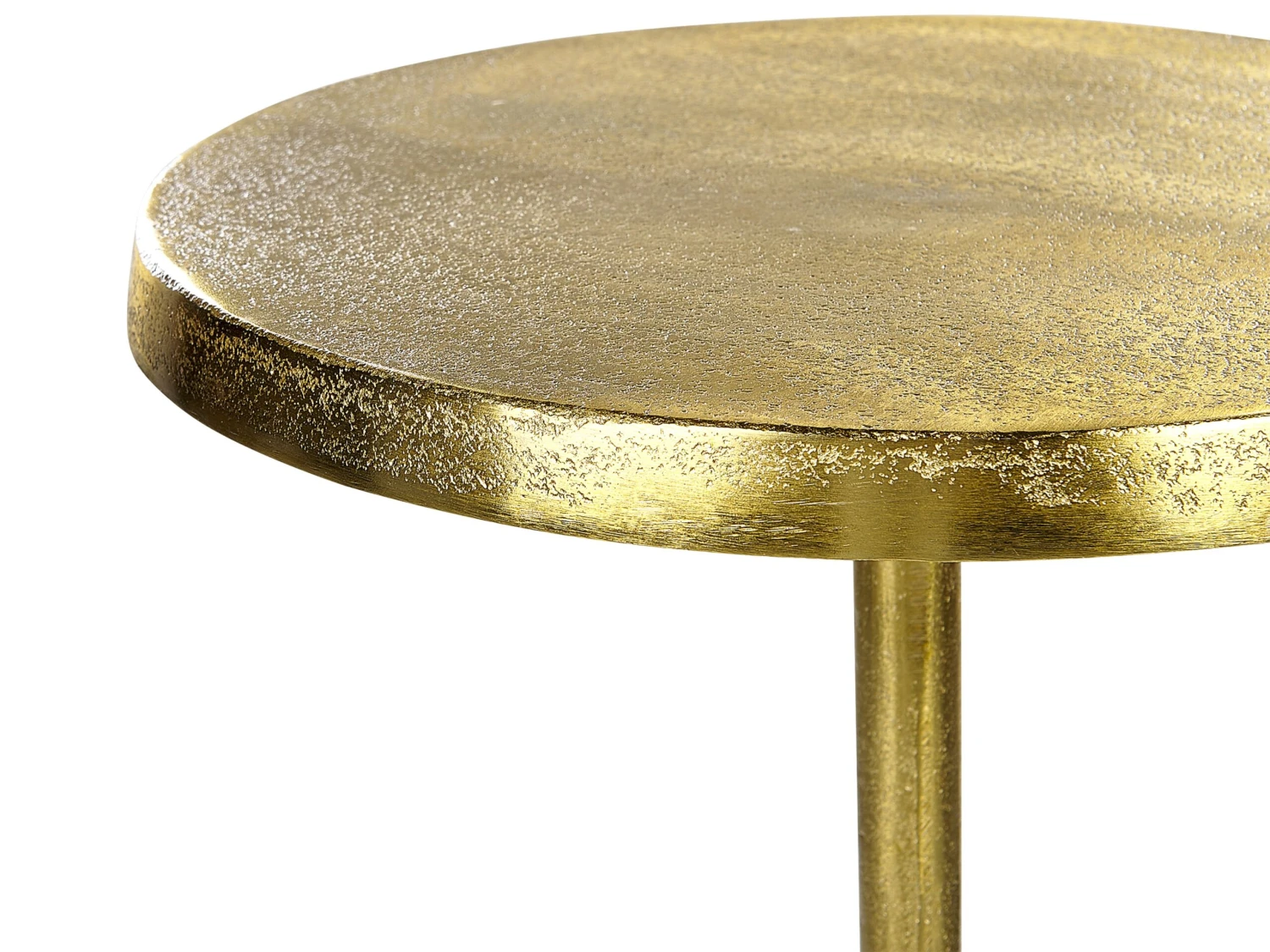 Metal Side Table Gold PANNOUVRE - Image 3